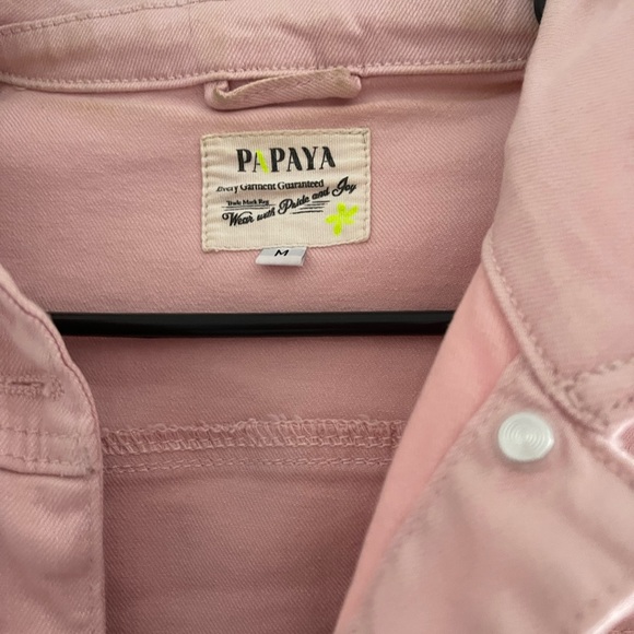 Pink Denim Jacket - Picture 4 of 6